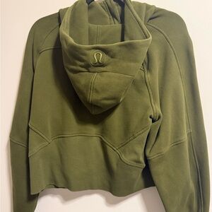 Lululemon Olive Army Green Scuba Hoodie
